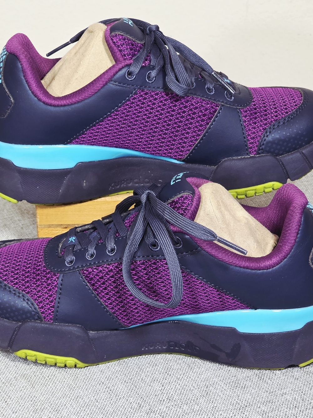 Kuru Quantum 2 Women's 6.5 M Electric Grape Purple Walking Sneakers Kurusole - Picture 3 of 9